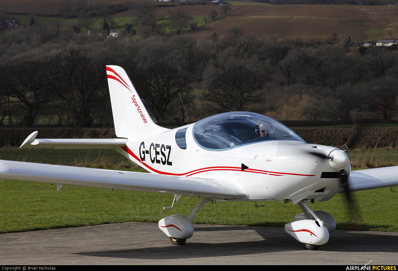 Private G-CESZ aircraft at Welshpool