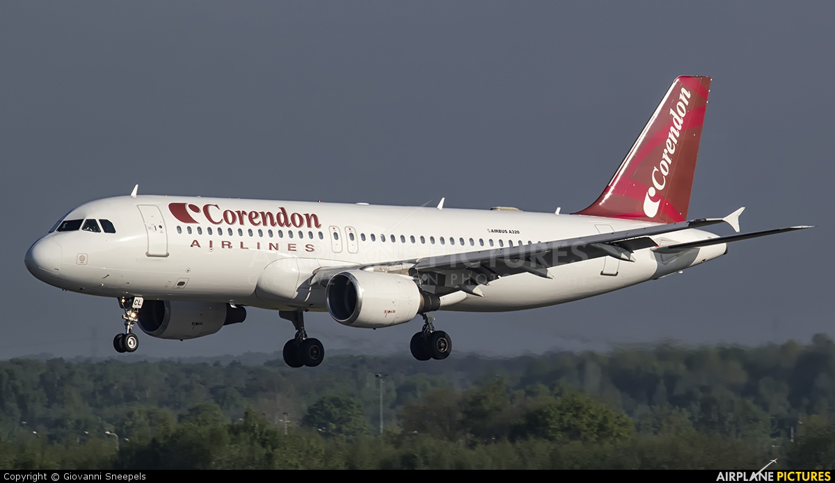 Corendon Airlines YL-LCL aircraft at Eindhoven