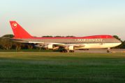 N614US - Northwest Airlines Boeing 747-200 aircraft