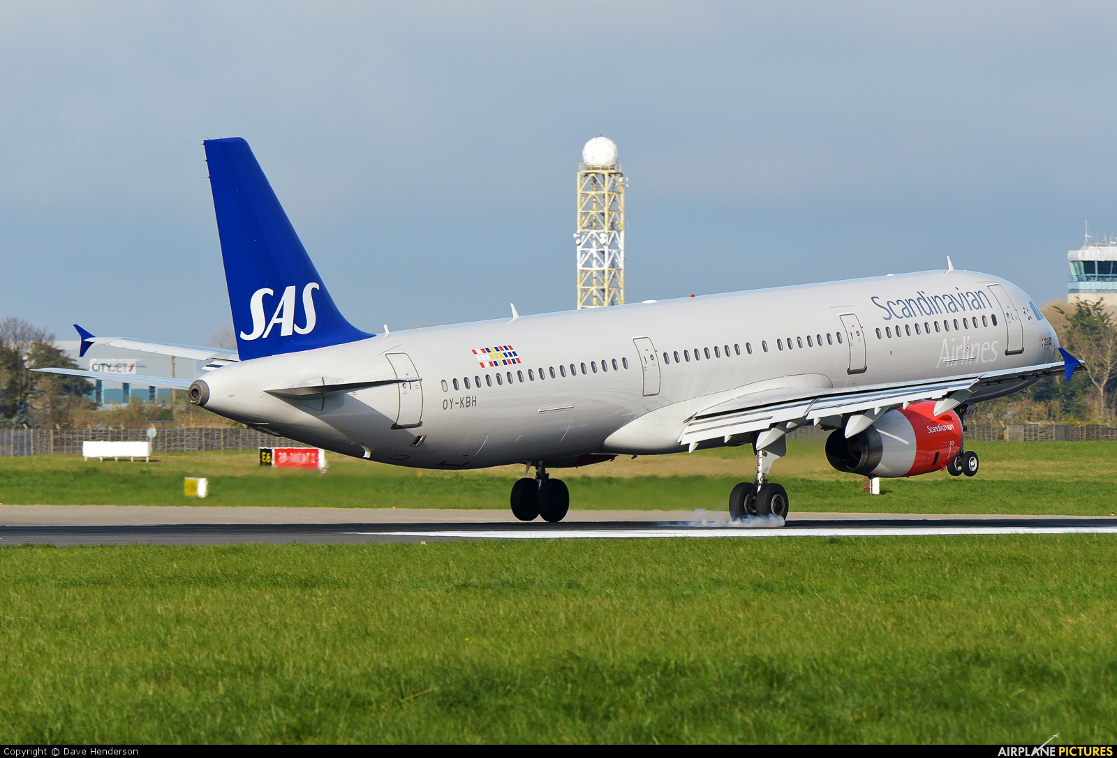 SAS - Scandinavian Airlines OY-KBH aircraft at Dublin