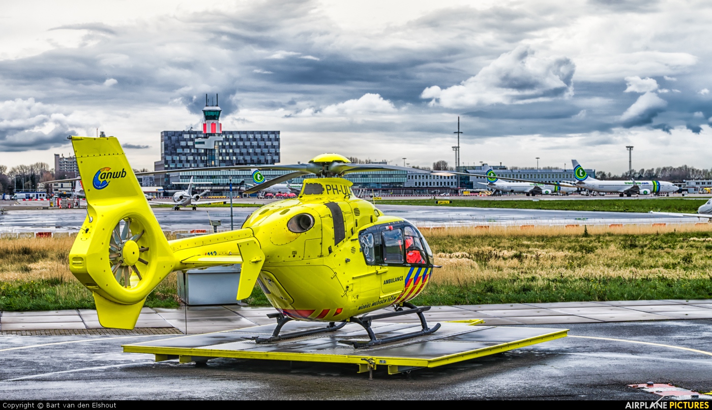 ANWB Medical Air Assistance PH-ULP aircraft at Rotterdam