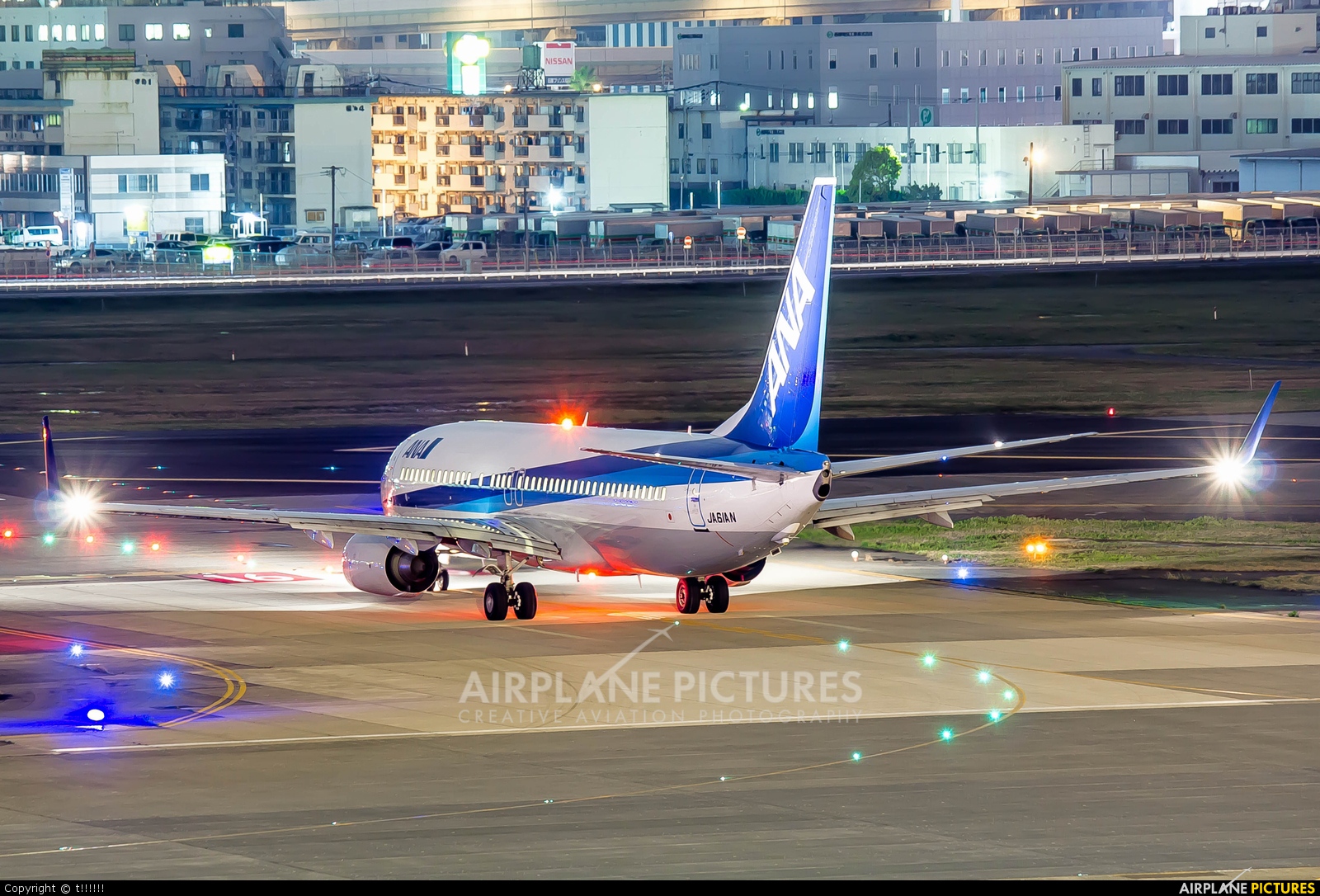 ANA - All Nippon Airways JA61AN aircraft at Fukuoka