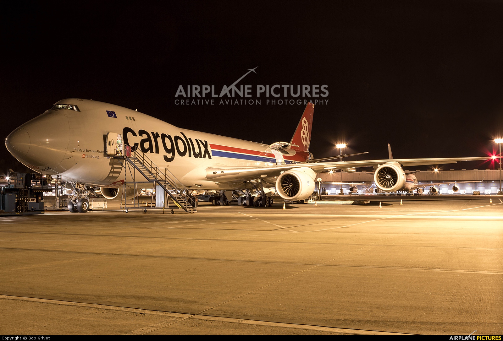 Cargolux LX-VCB aircraft at Luxembourg - Findel