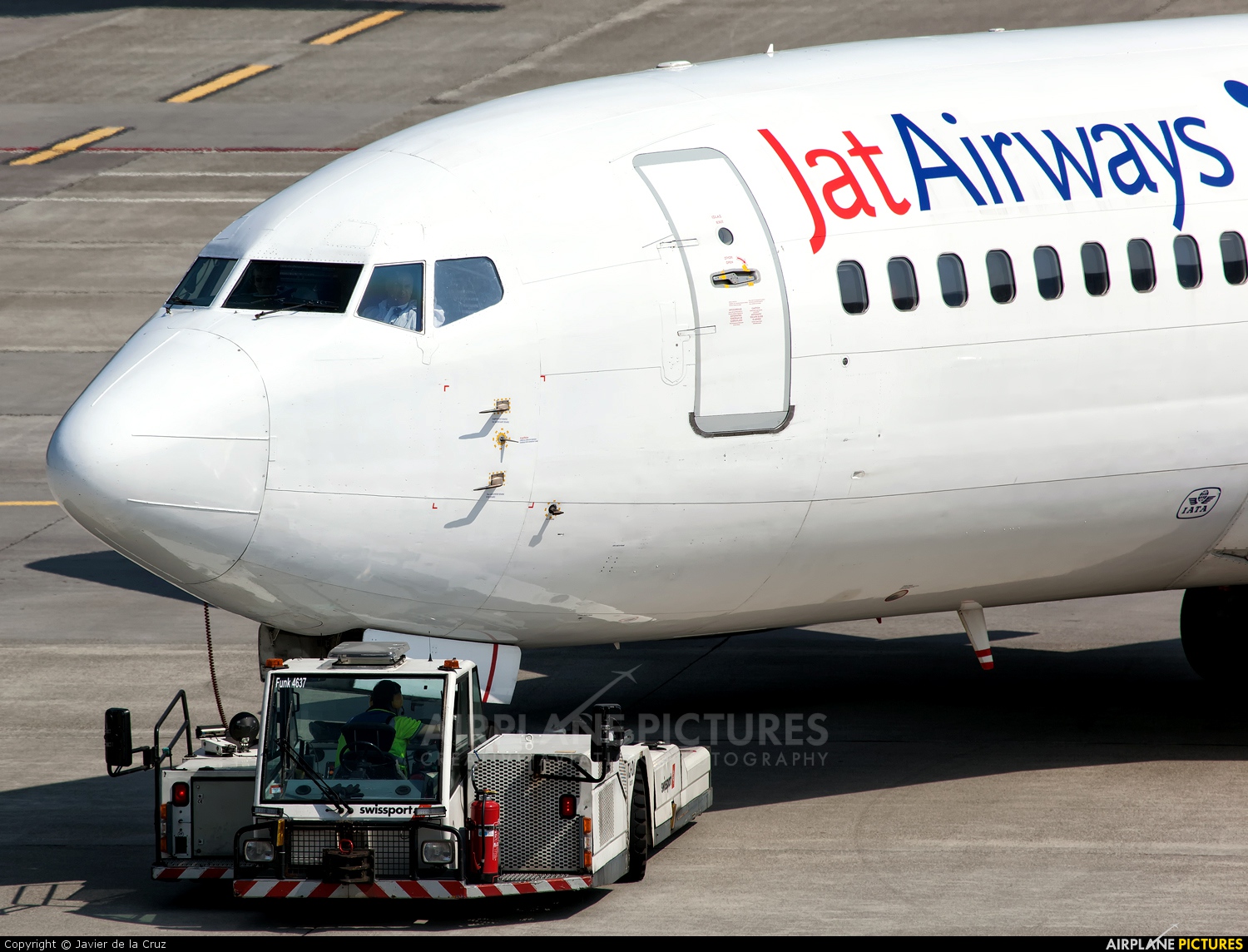JAT Airways YU-ANL aircraft at Zurich