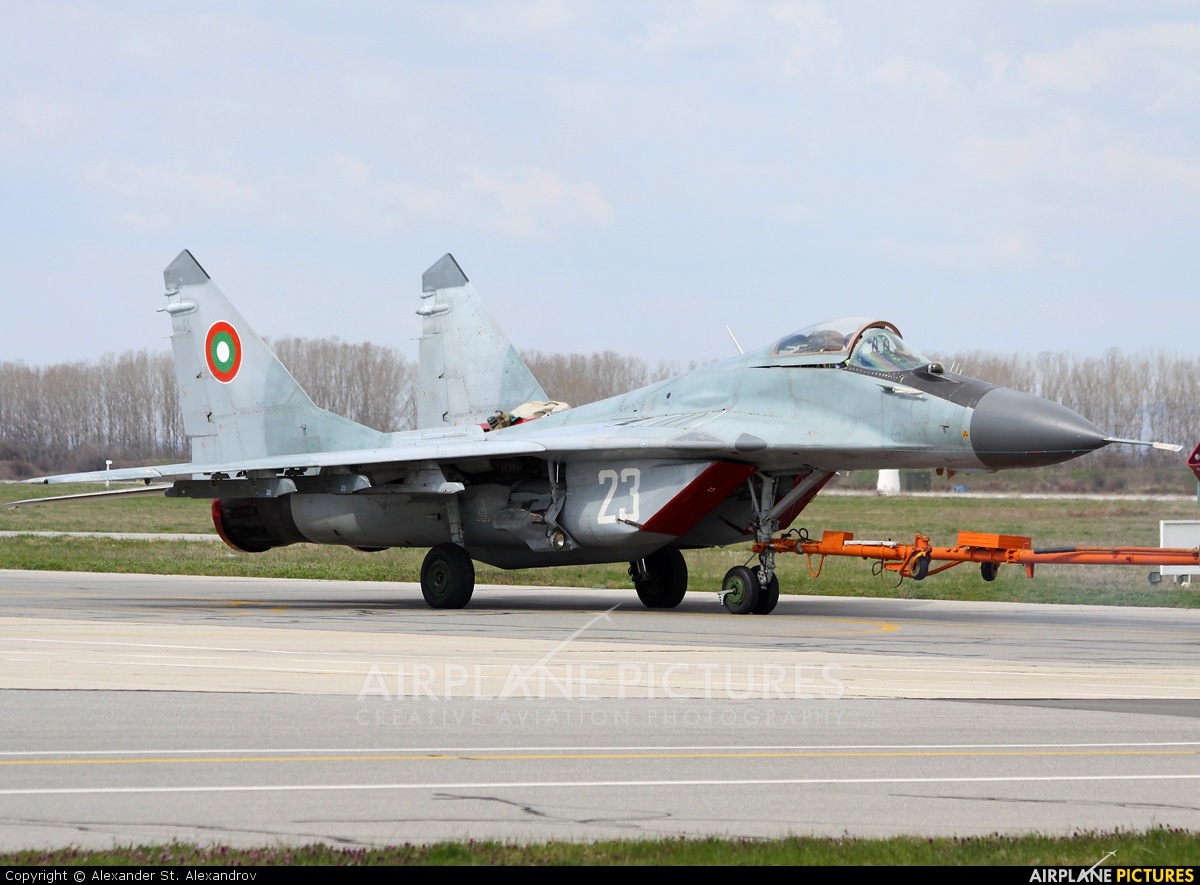 Bulgaria - Air Force 23 aircraft at Graf Ignatievo