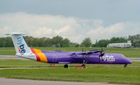 Another Flybe Dash 8-400 in purple livery title=