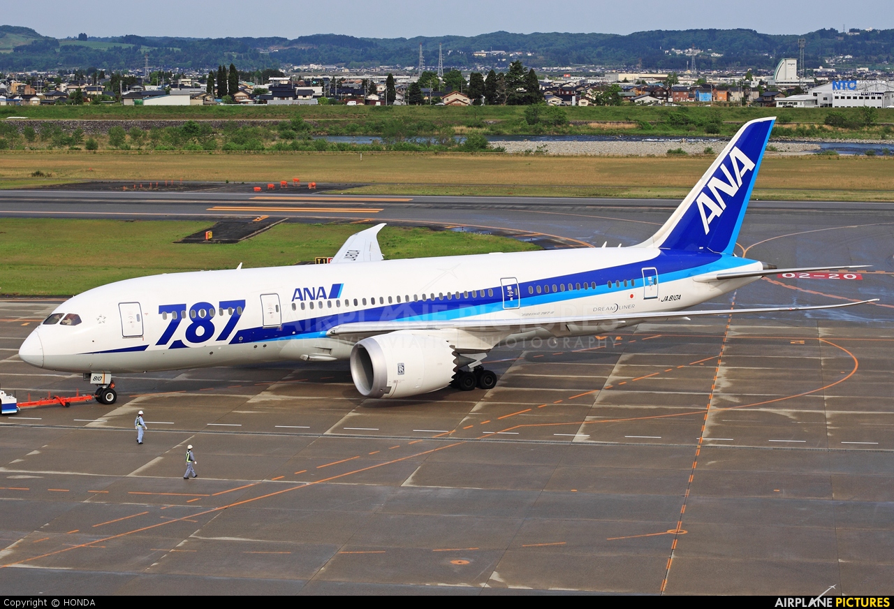 ANA - All Nippon Airways JA810A aircraft at Toyama