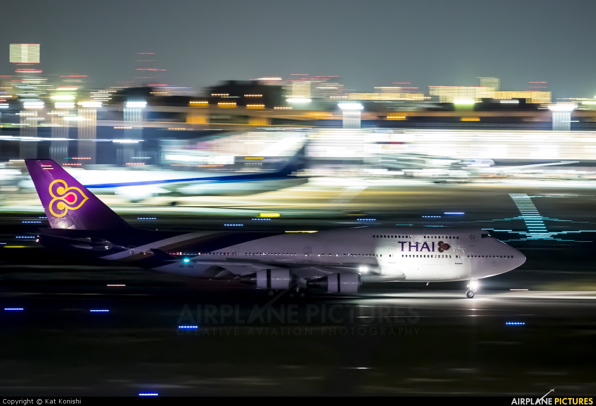 Thai Airways HS-TGO aircraft at Tokyo - Haneda Intl