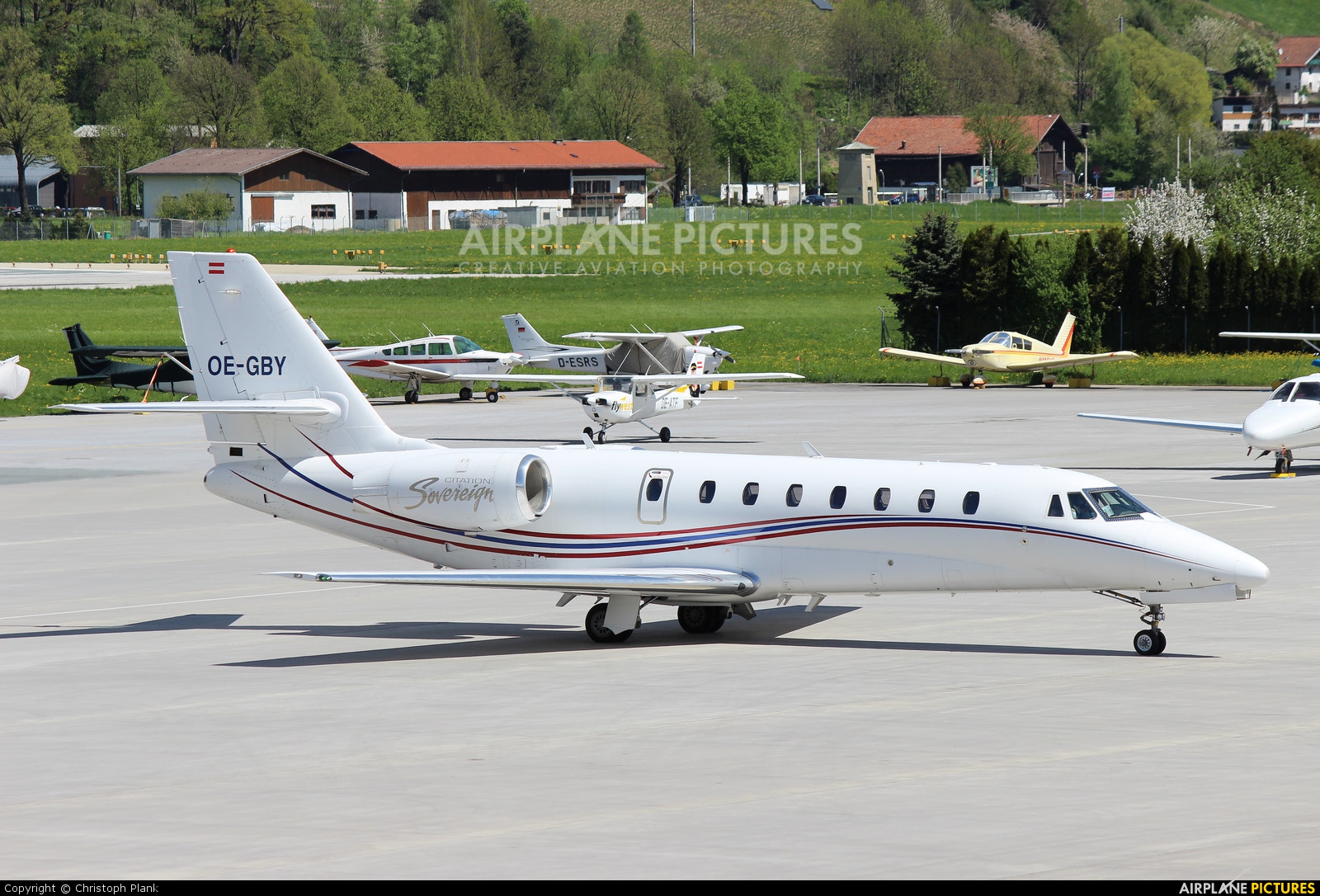 MAP Executive FlightService OE-GBY aircraft at Innsbruck