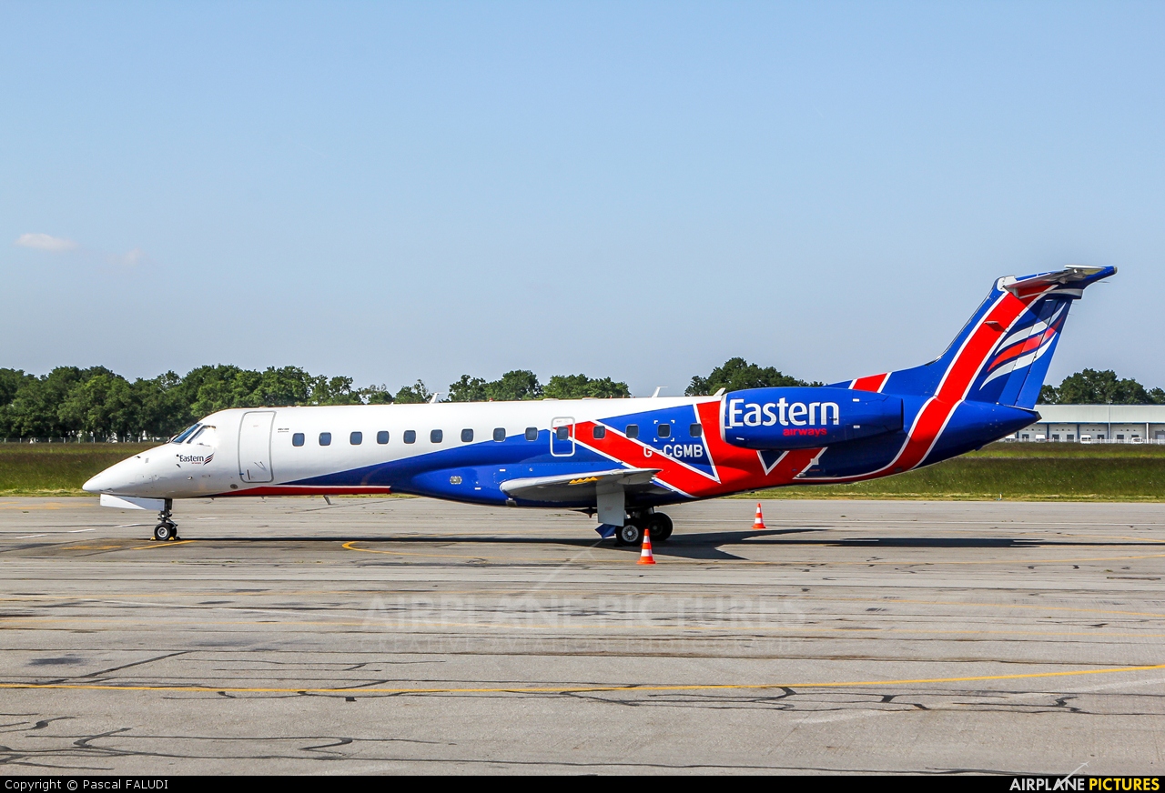 Eastern Airways G-CGMB aircraft at Rennes - St Jacques