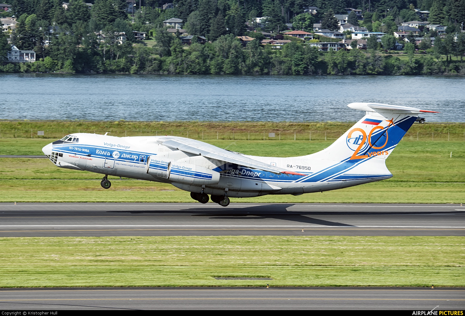 Volga Dnepr Airlines RA-76950 aircraft at Portland