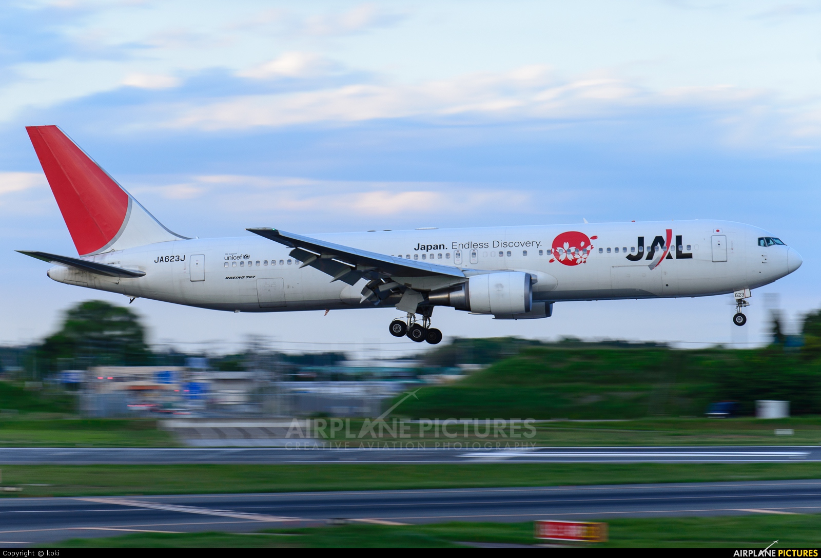 JAL - Japan Airlines JA623J aircraft at Tokyo - Narita Intl