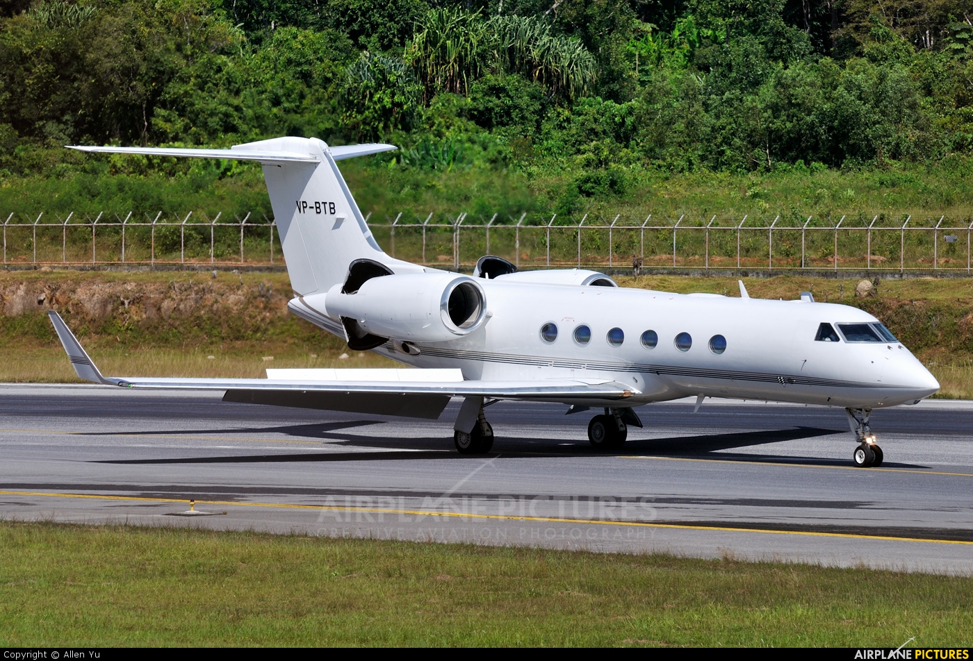 Private VP-BTB aircraft at Phuket