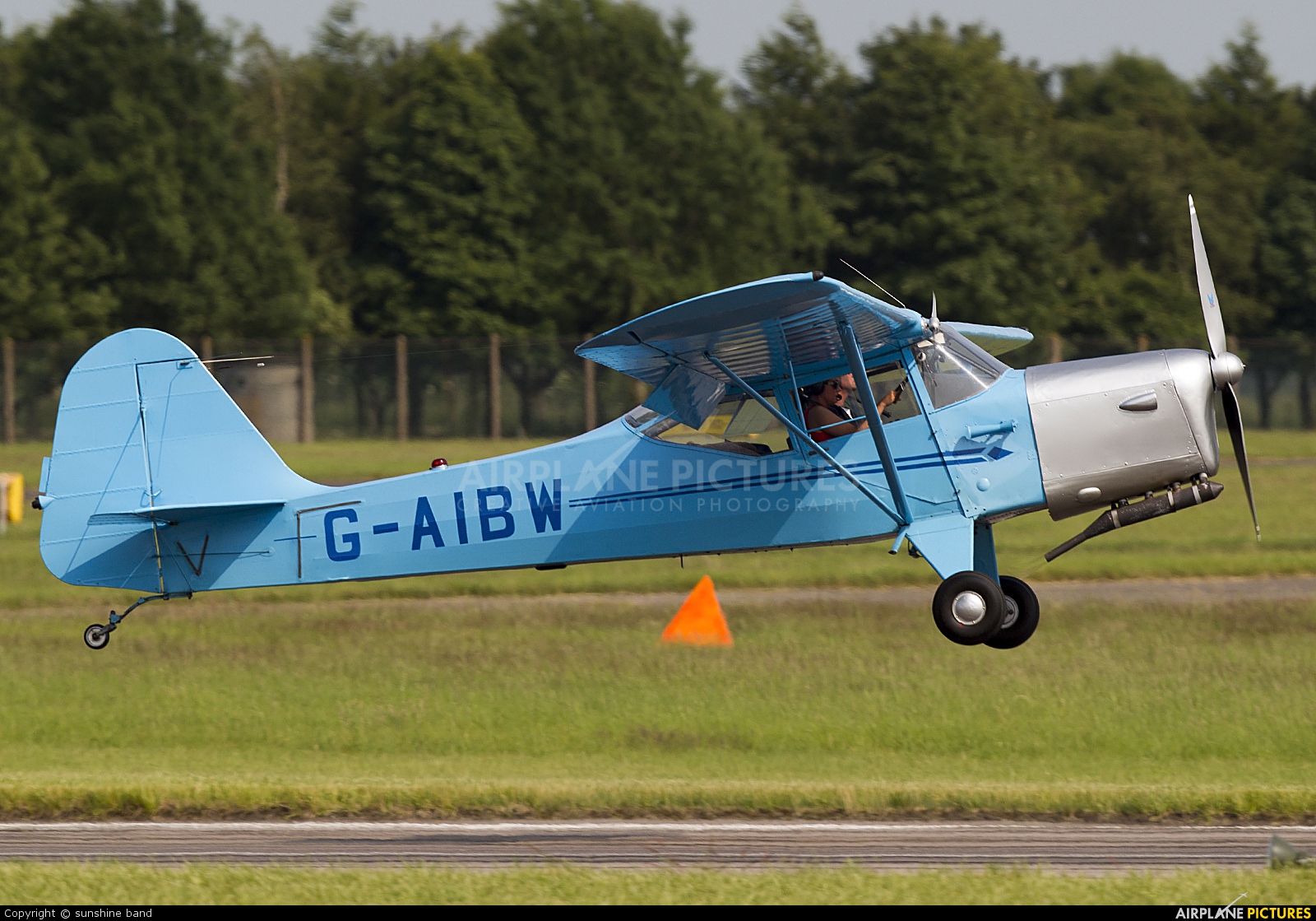 Private G-AIBW aircraft at Waddington