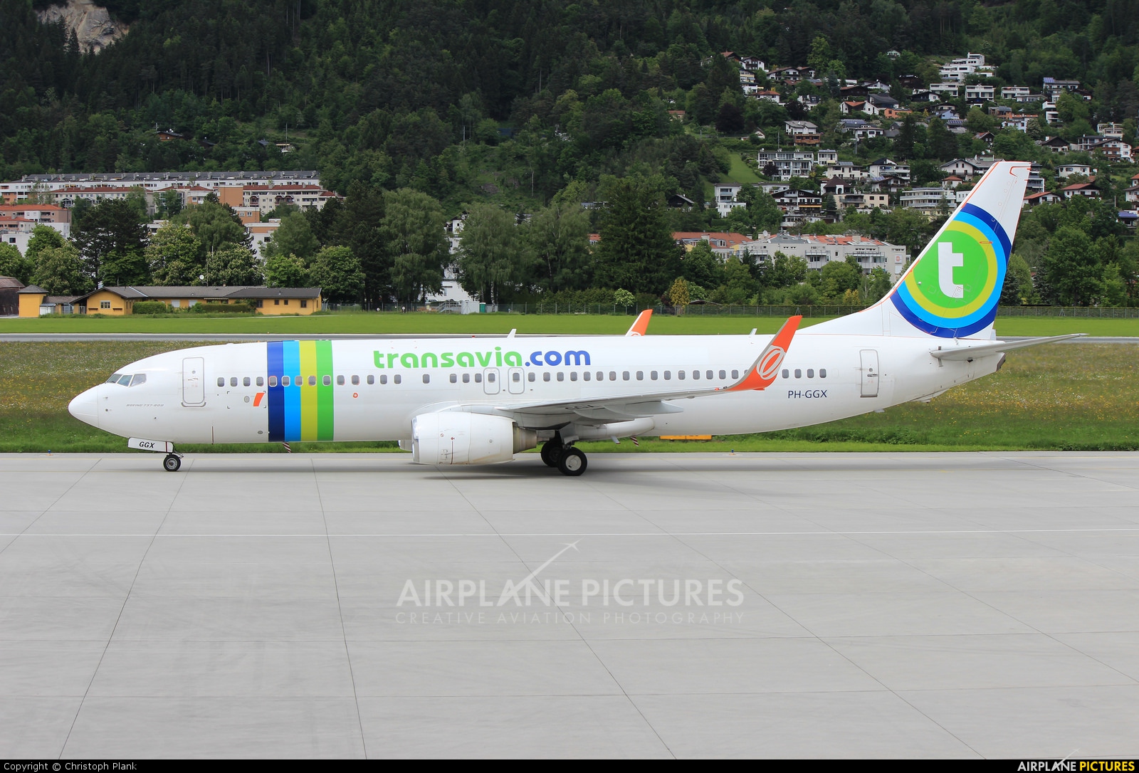 Transavia PH-GGX aircraft at Innsbruck