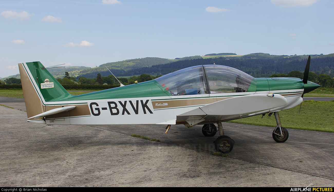 Private G-BXVK aircraft at Welshpool