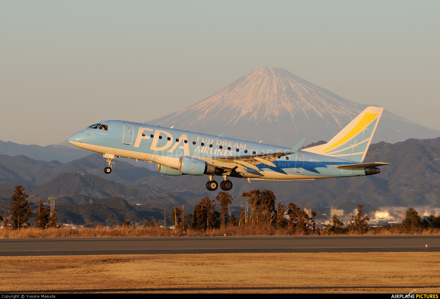 Fuji Dream Airlines JA02FJ aircraft at Shizuoka