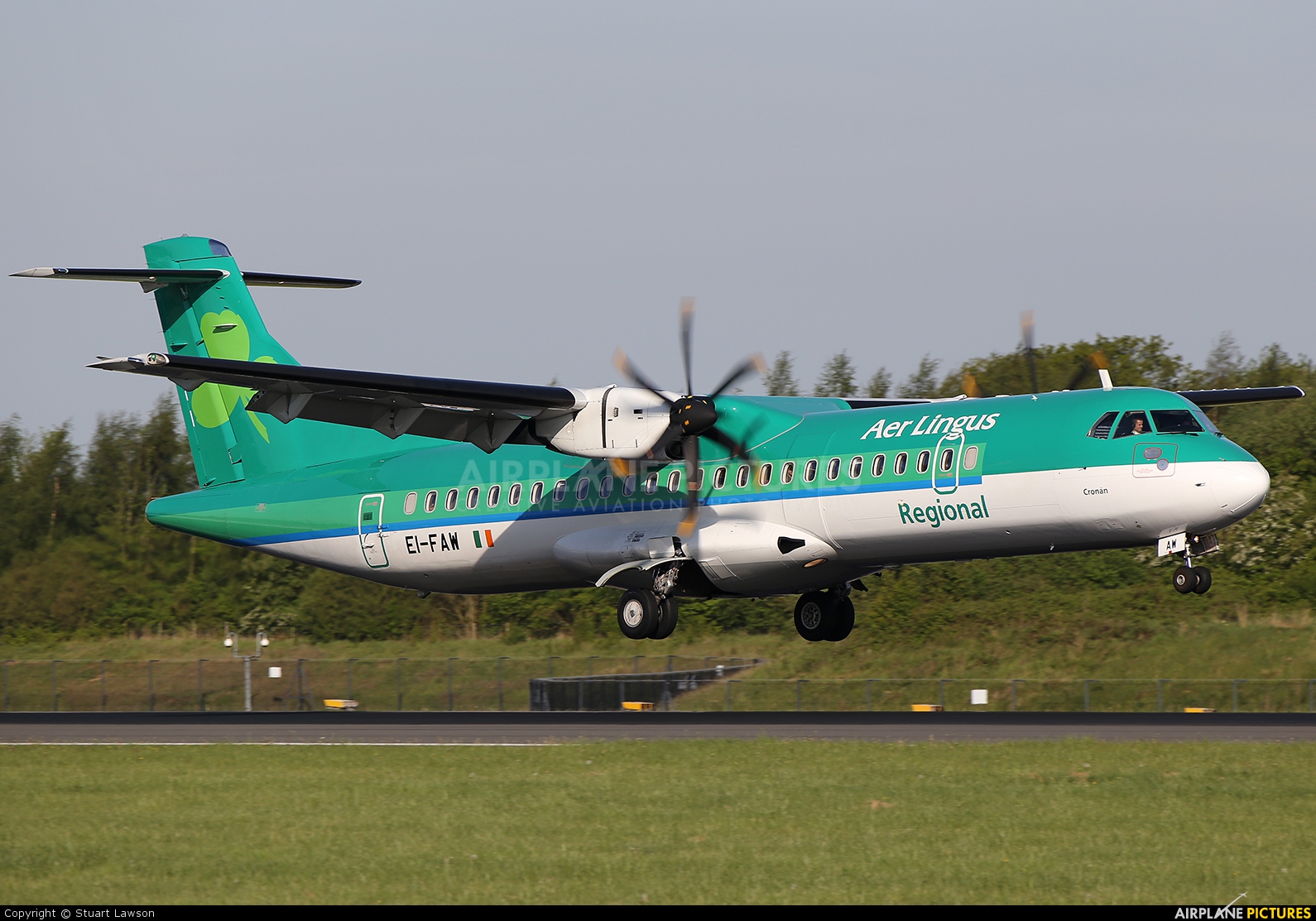 Aer Lingus Regional EI-FAW aircraft at Manchester