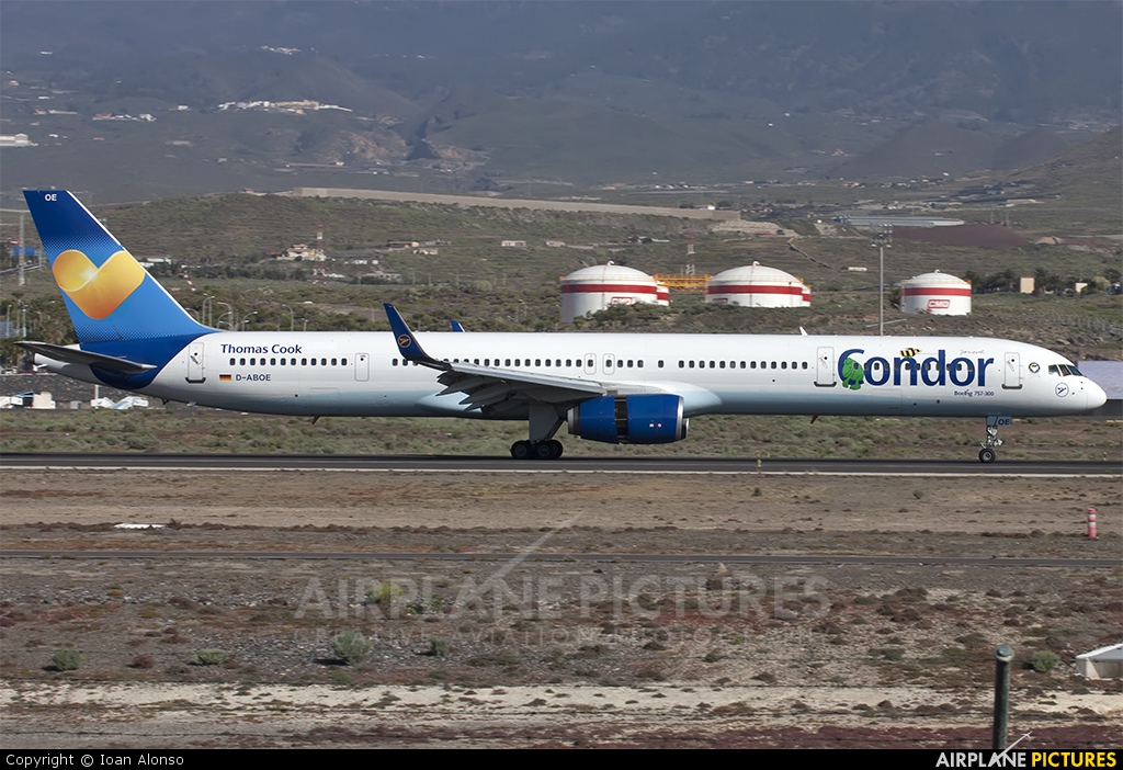 Condor D-ABOE aircraft at Tenerife Sur - Reina Sofia