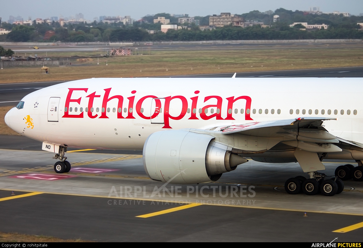 Ethiopian Airlines ET-ANO aircraft at Mumbai - Chhatrapati Shivaji Intl