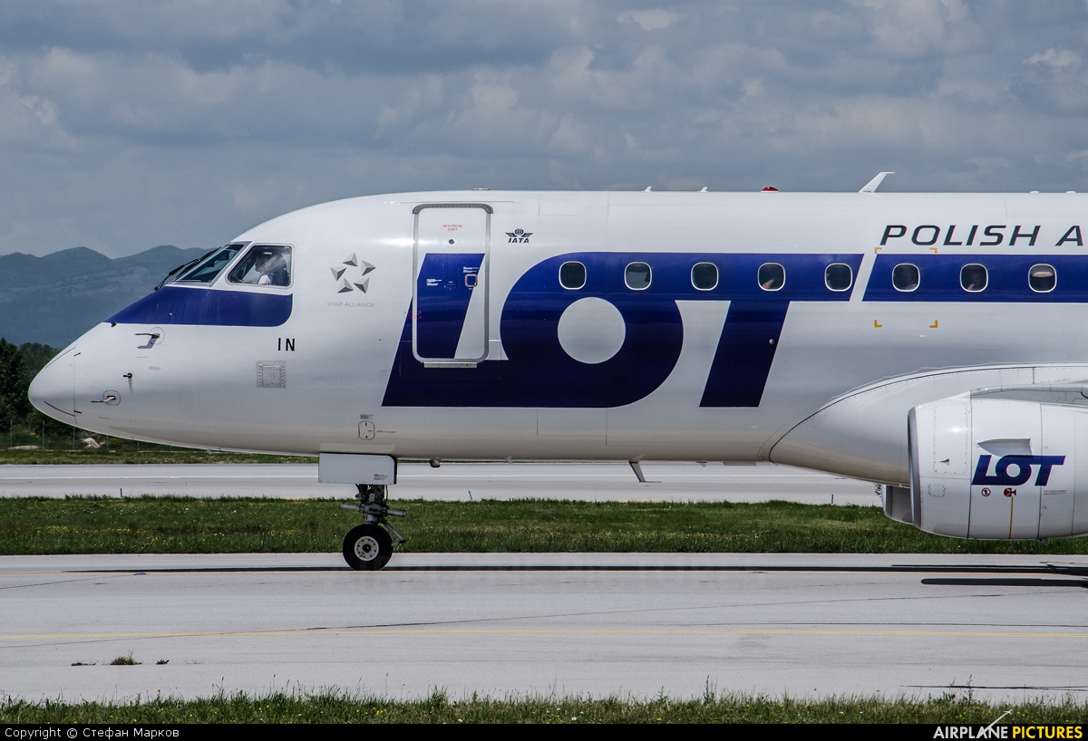 LOT - Polish Airlines SP-LIN aircraft at Sofia