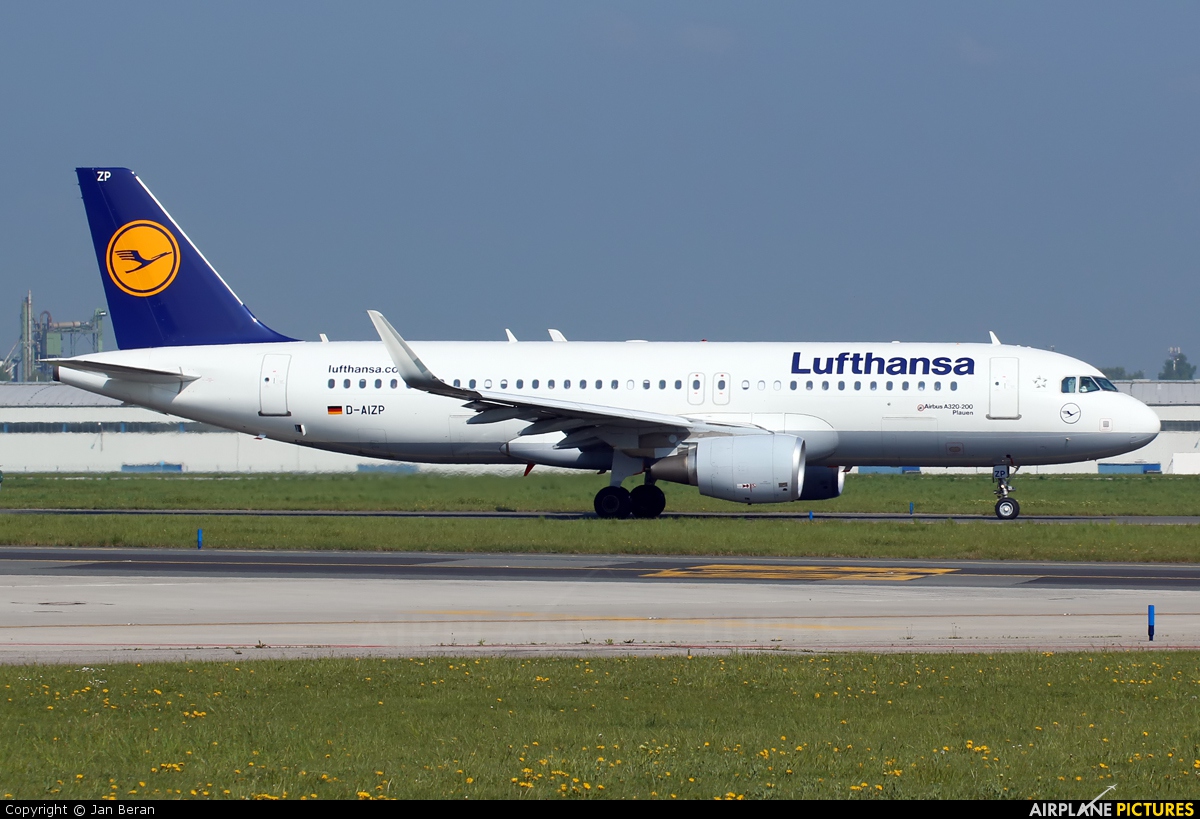 Lufthansa D-AIZP aircraft at Prague - Václav Havel