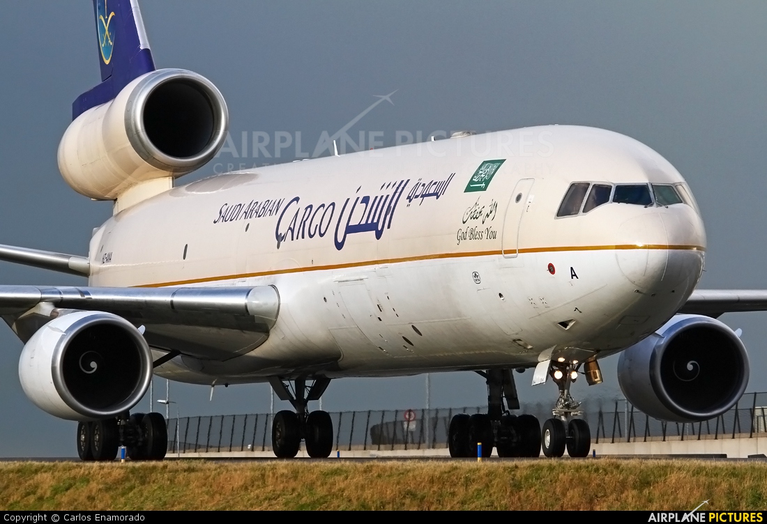 Saudi Arabian Cargo HZ-ANA aircraft at Amsterdam - Schiphol