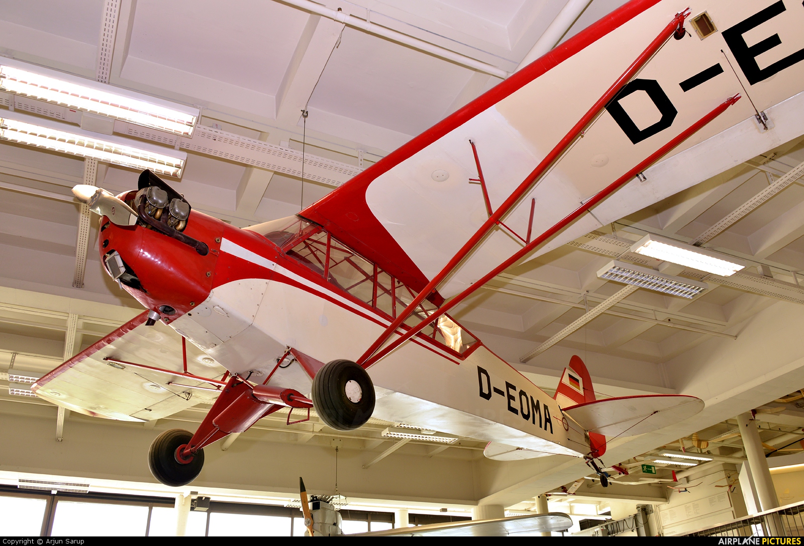 Private D-EOMA aircraft at Deutches Museum Munich