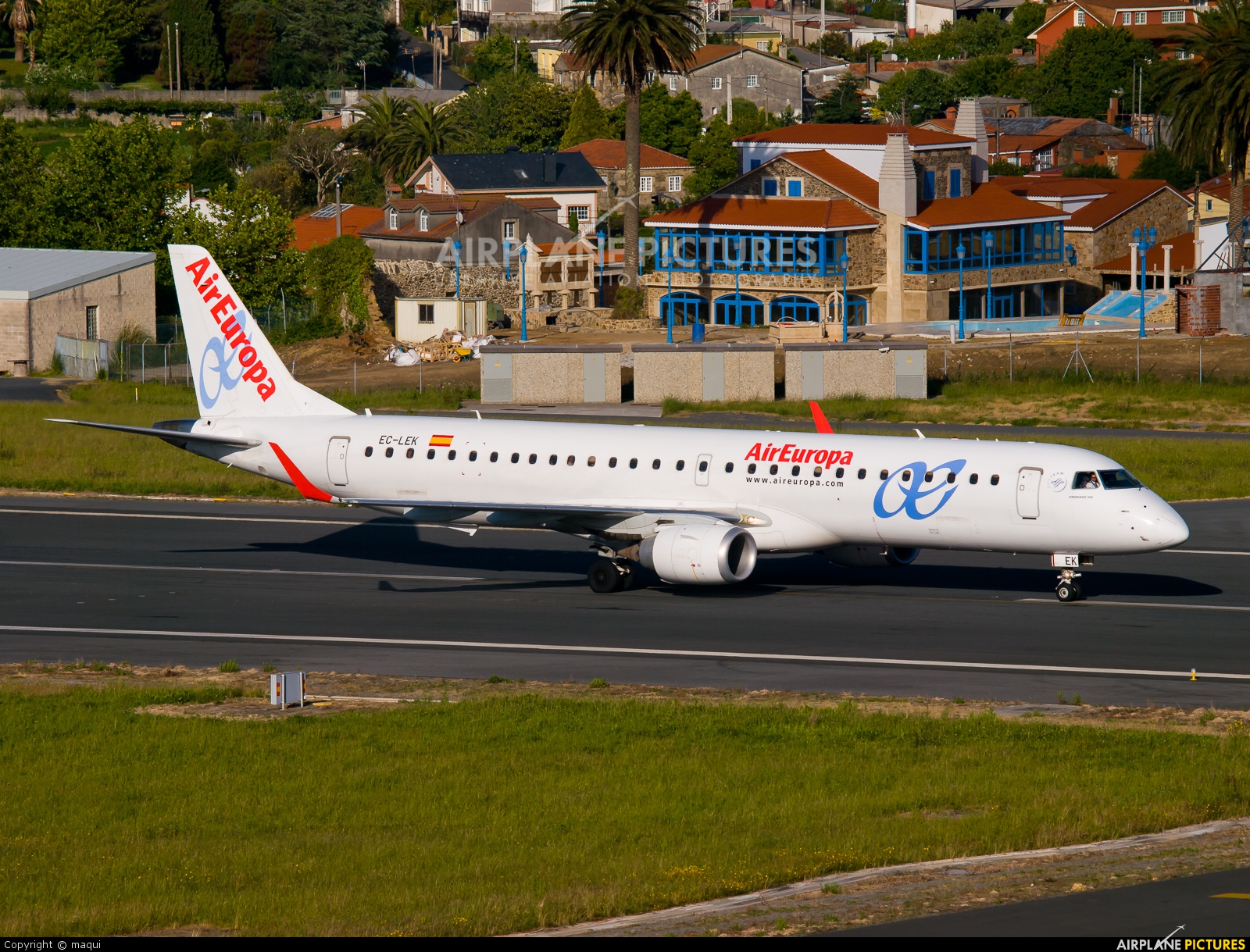 Ec Lek Air Europa Embraer Erj 195 190 200 At La Coruna