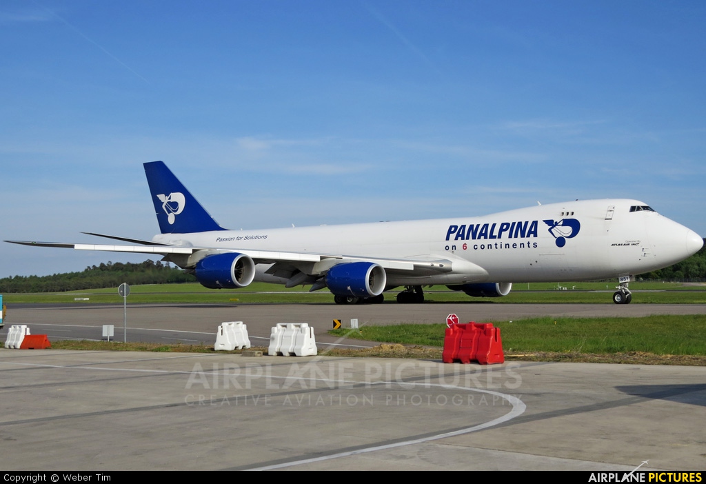 Atlas Air N851GT aircraft at Luxembourg - Findel