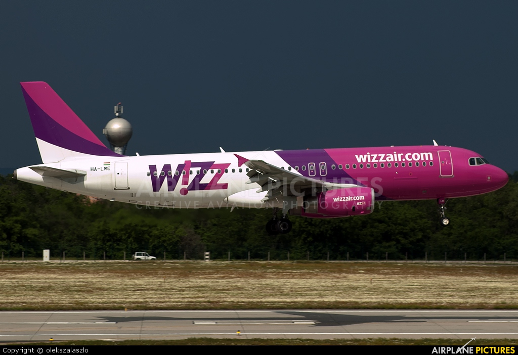 Wizz Air HA-LWE aircraft at Budapest Ferenc Liszt International Airport