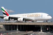 A6-EEM - Emirates Airlines Airbus A380 aircraft