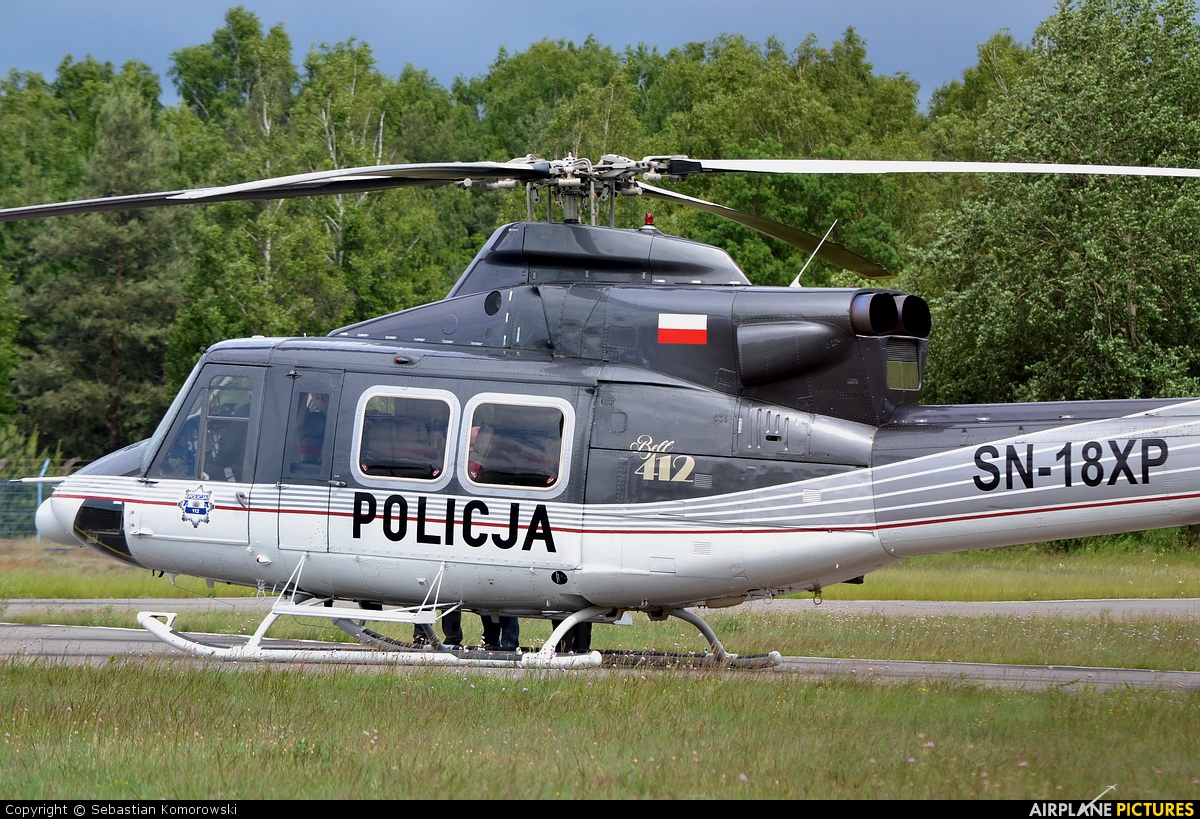 Poland - Police SN-18XP aircraft at Łódź - Lublinek