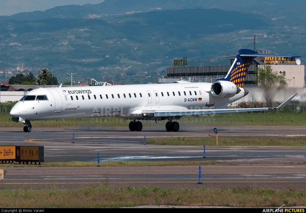 Eurowings D-ACNV aircraft at Verona - Villafranca