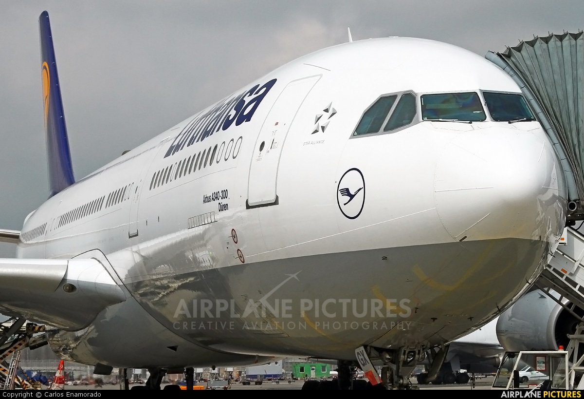 Lufthansa D-AIGX aircraft at Frankfurt