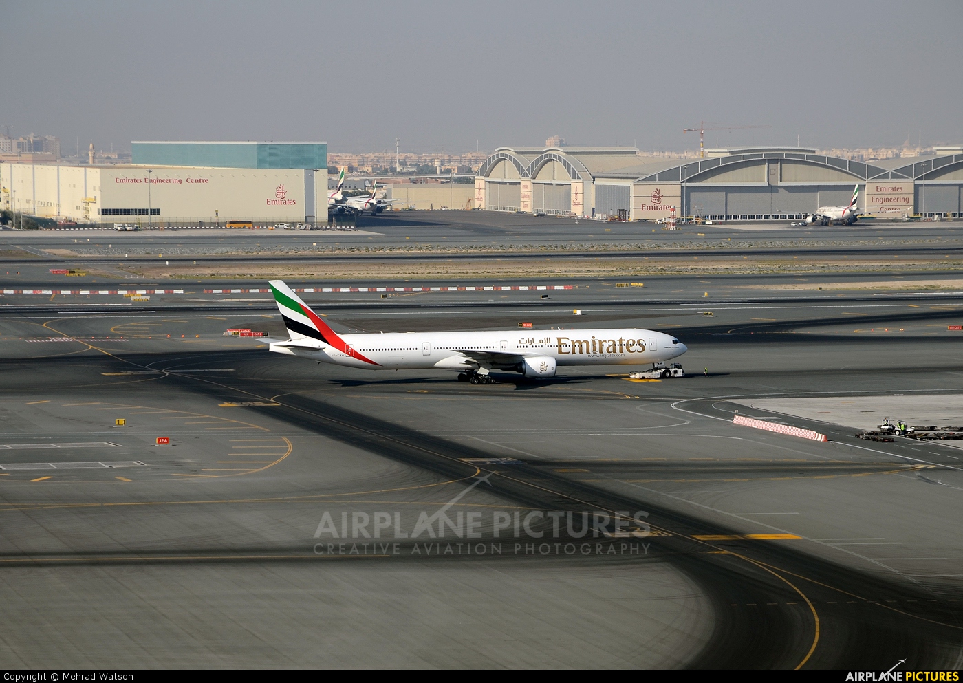 Emirates Airlines A6-EMW aircraft at Dubai Intl