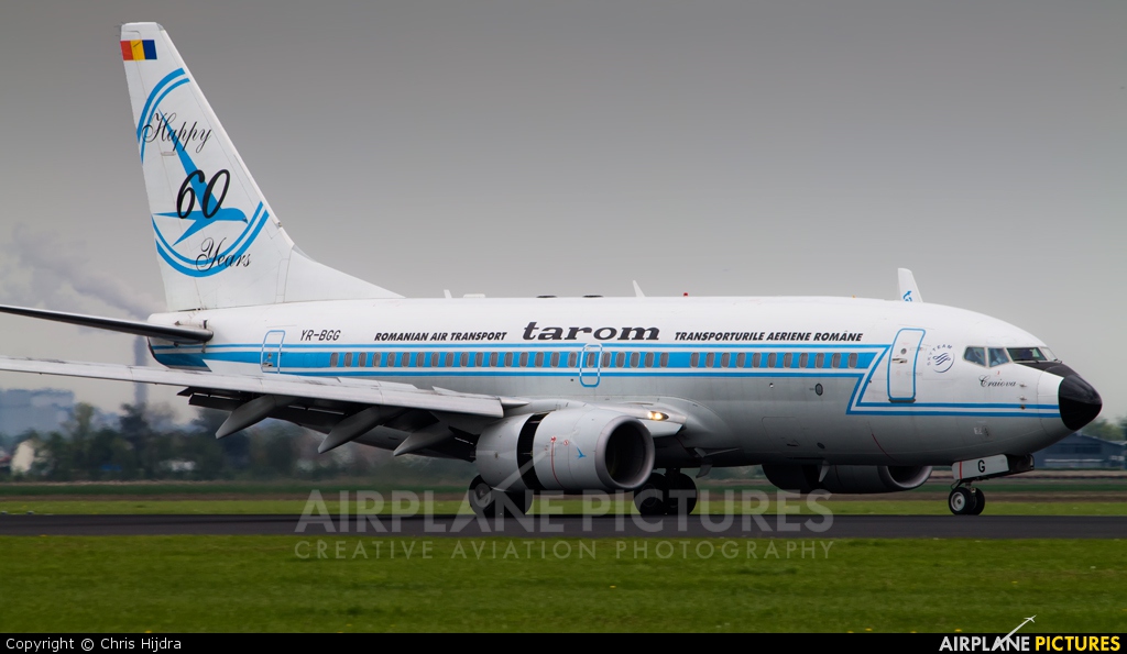 Tarom YR-BGG aircraft at Amsterdam - Schiphol