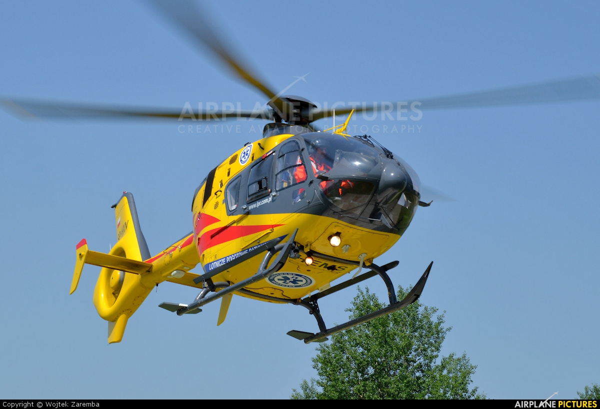 Polish Medical Air Rescue - Lotnicze Pogotowie Ratunkowe SP-HXN aircraft at Siemiatycze Hospital