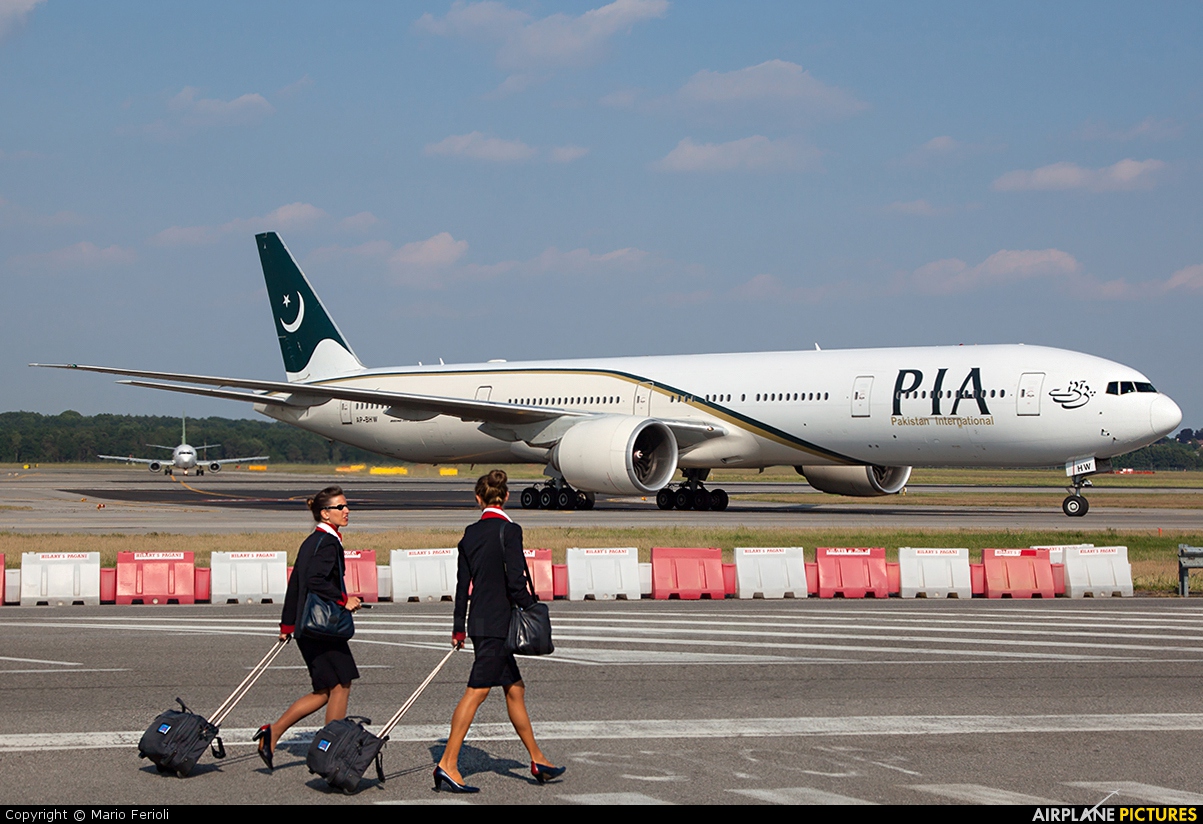 PIA - Pakistan International Airlines AP-BHW aircraft at Milan - Malpensa
