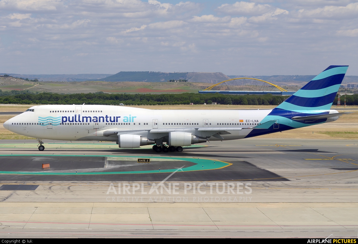 Pullmantur Air EC-LNA aircraft at Madrid - Barajas