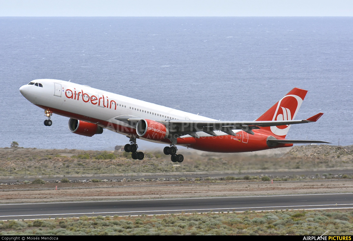 Air Berlin D-ABXC aircraft at Tenerife Sur - Reina Sofia