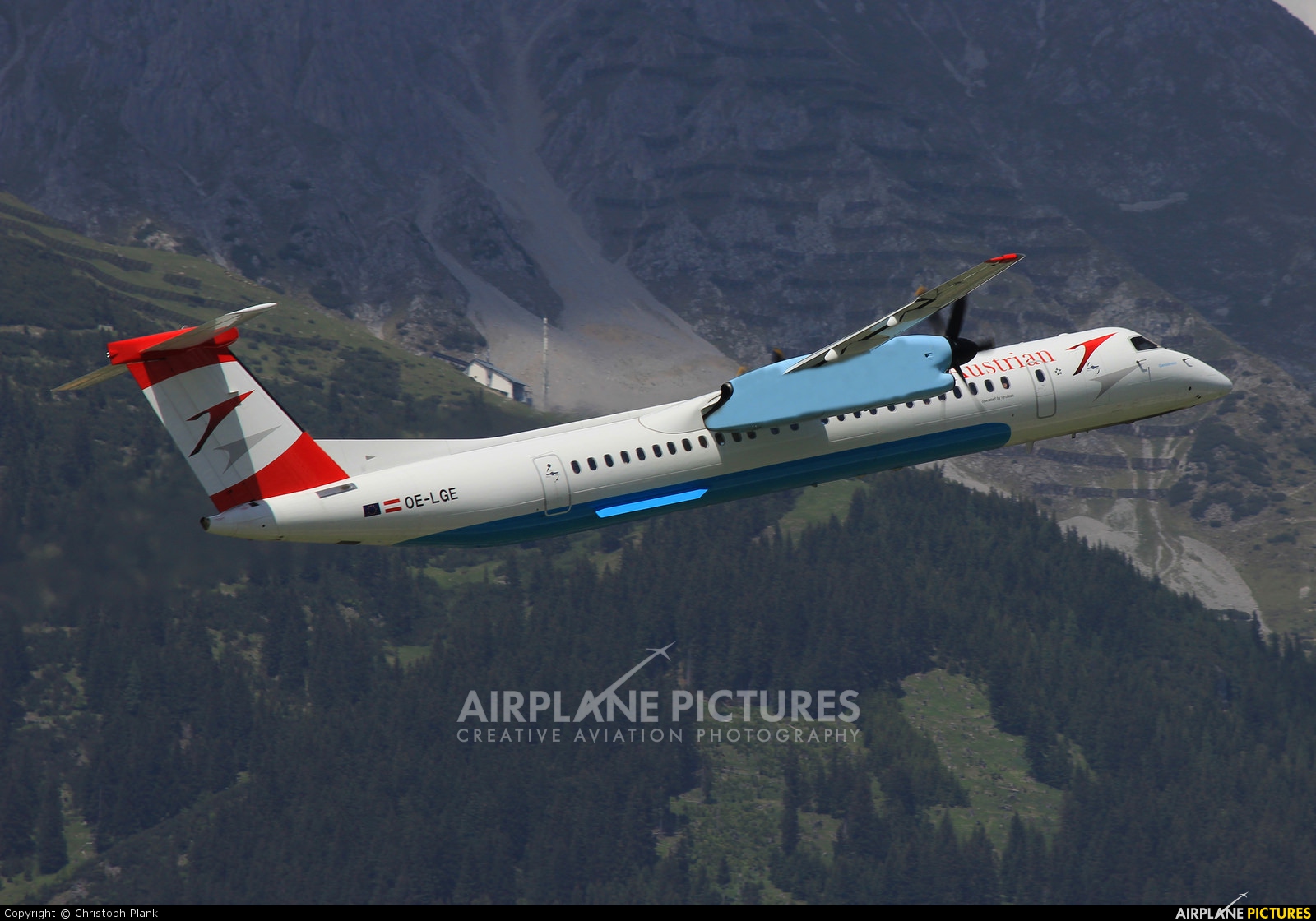 Austrian Airlines/Arrows/Tyrolean OE-LGE aircraft at Innsbruck