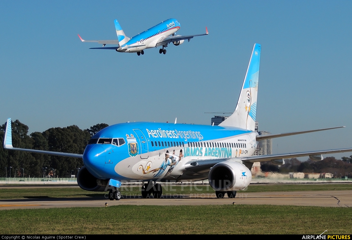 Aerolineas Argentinas LV-CPH aircraft at Buenos Aires - Jorge Newbery