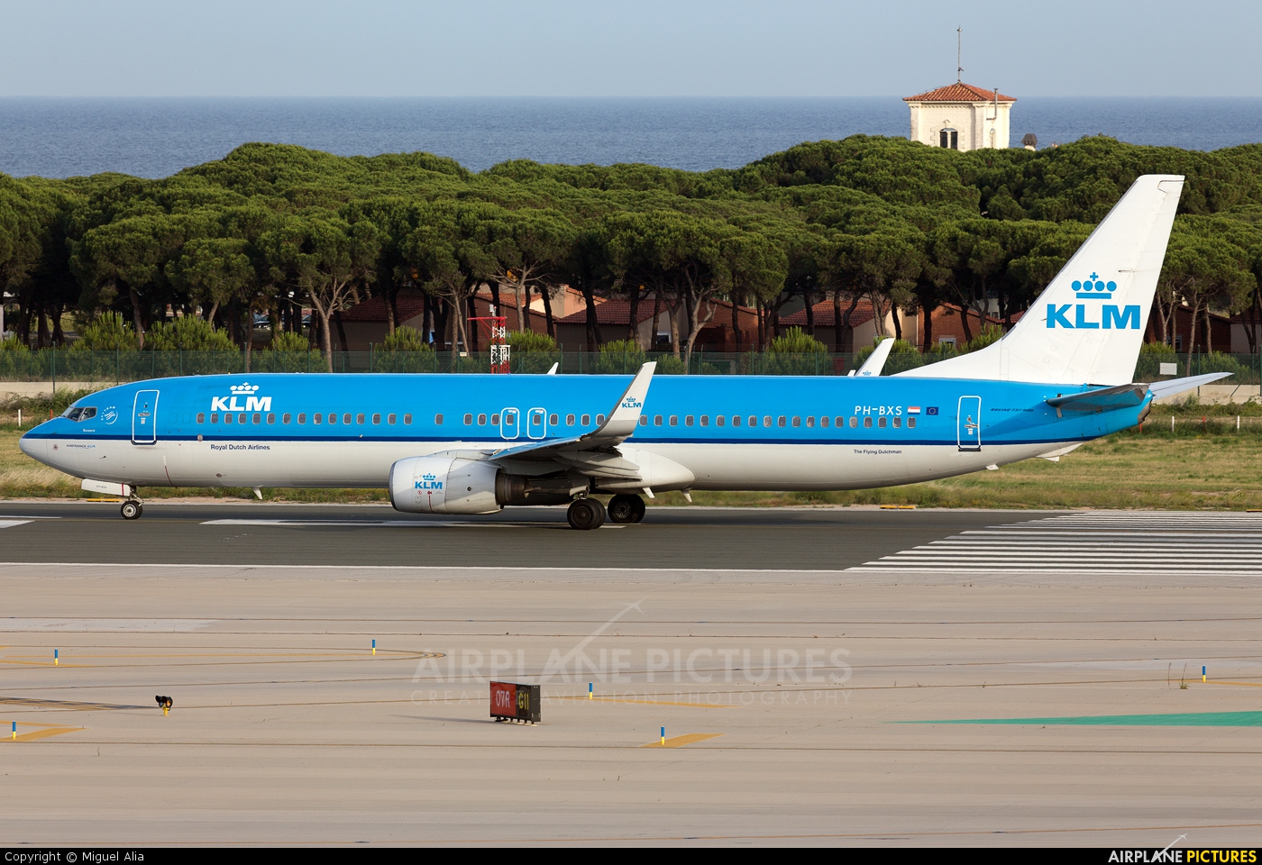 KLM PH-BXS aircraft at Barcelona - El Prat