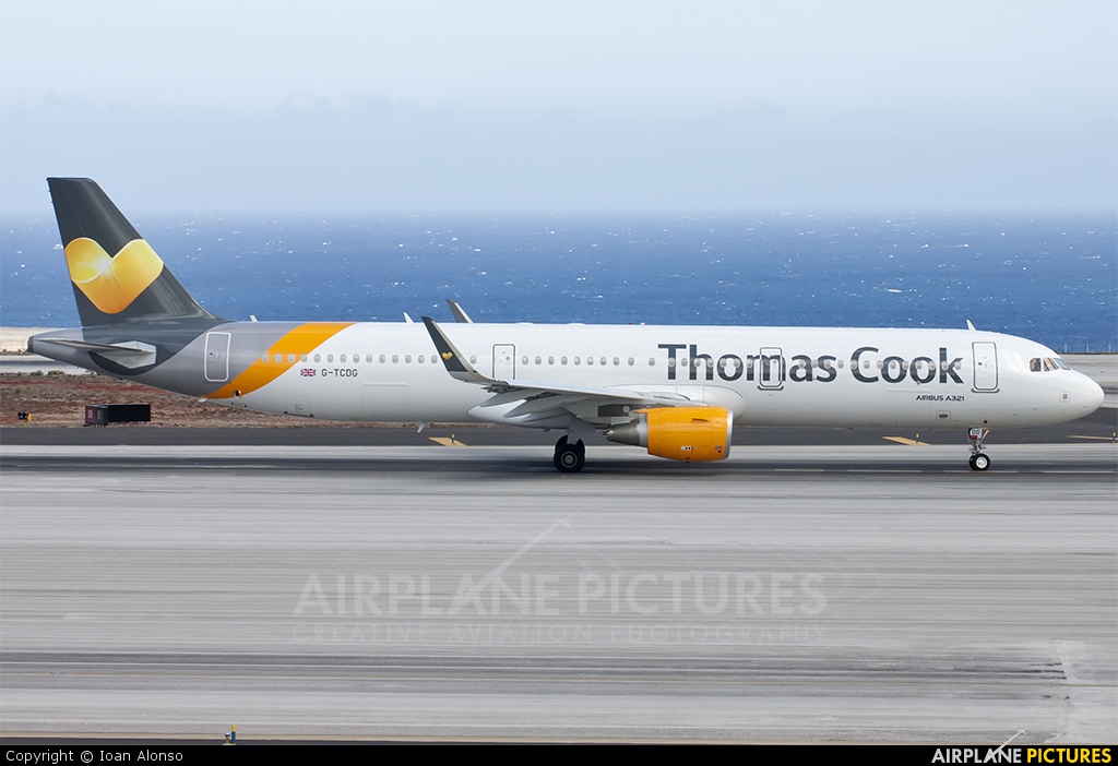 Thomas Cook G-TCDG aircraft at Tenerife Sur - Reina Sofia