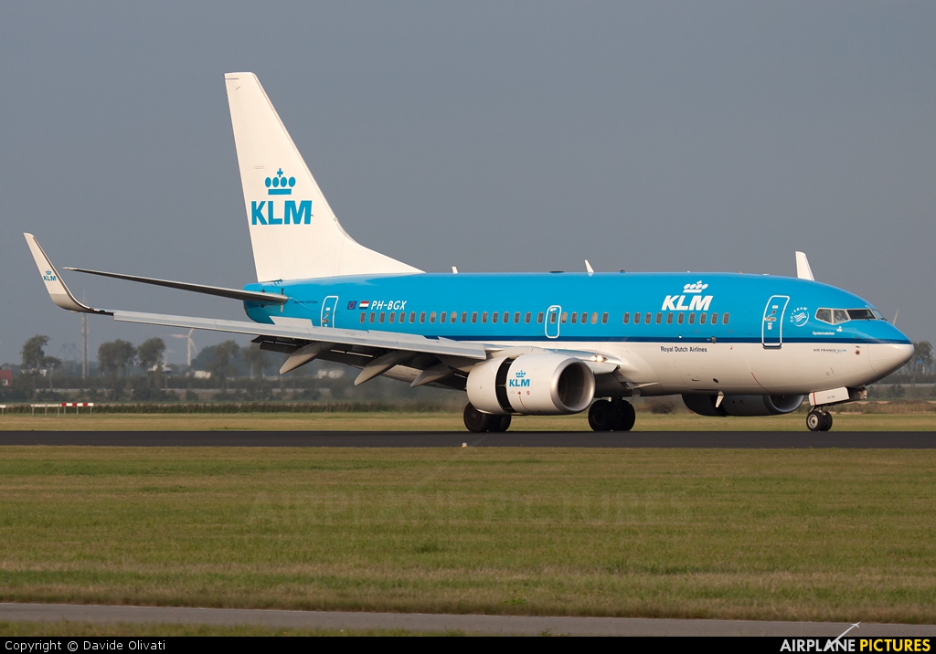 KLM PH-BGX aircraft at Amsterdam - Schiphol