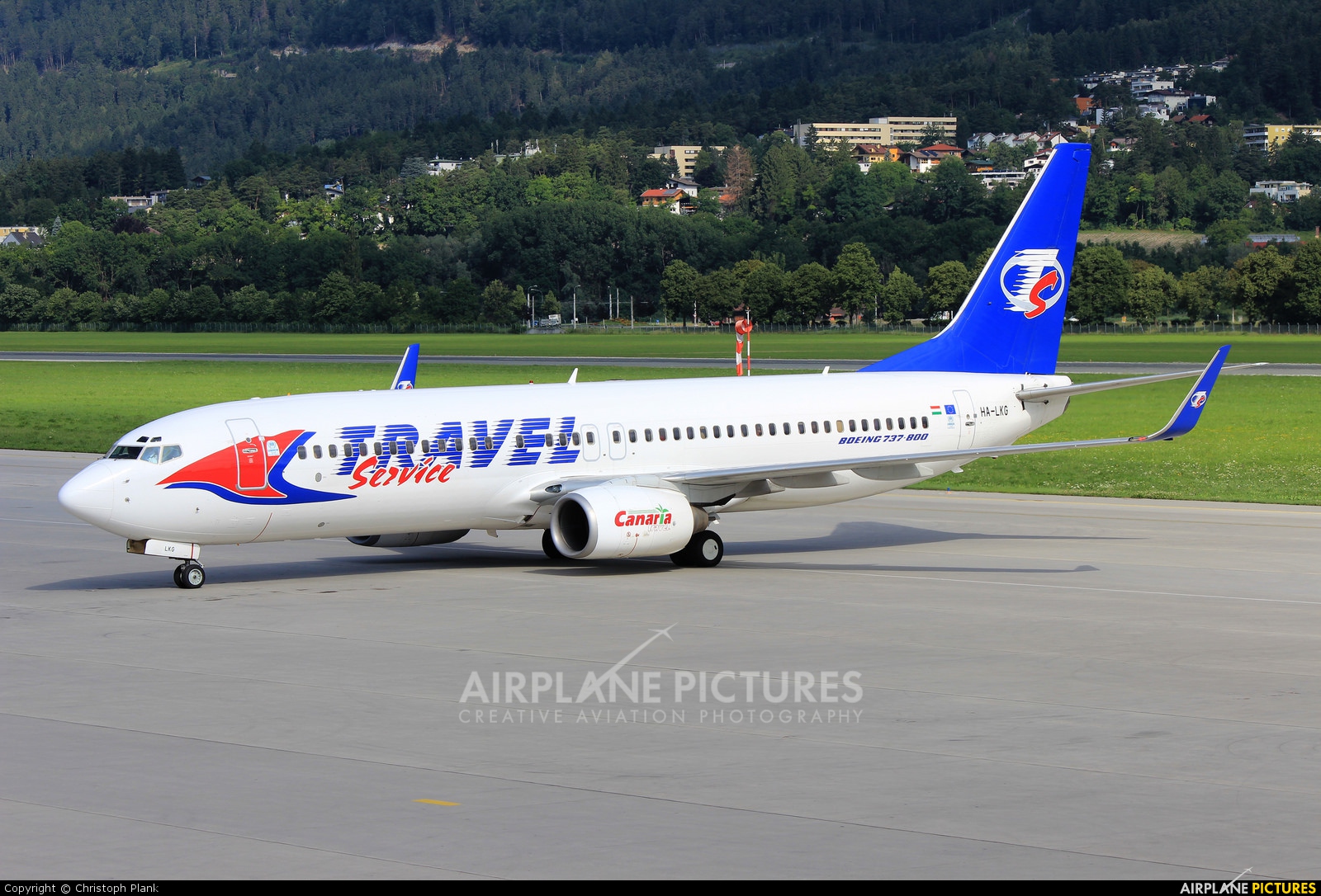 Travel Service HA-LKG aircraft at Innsbruck