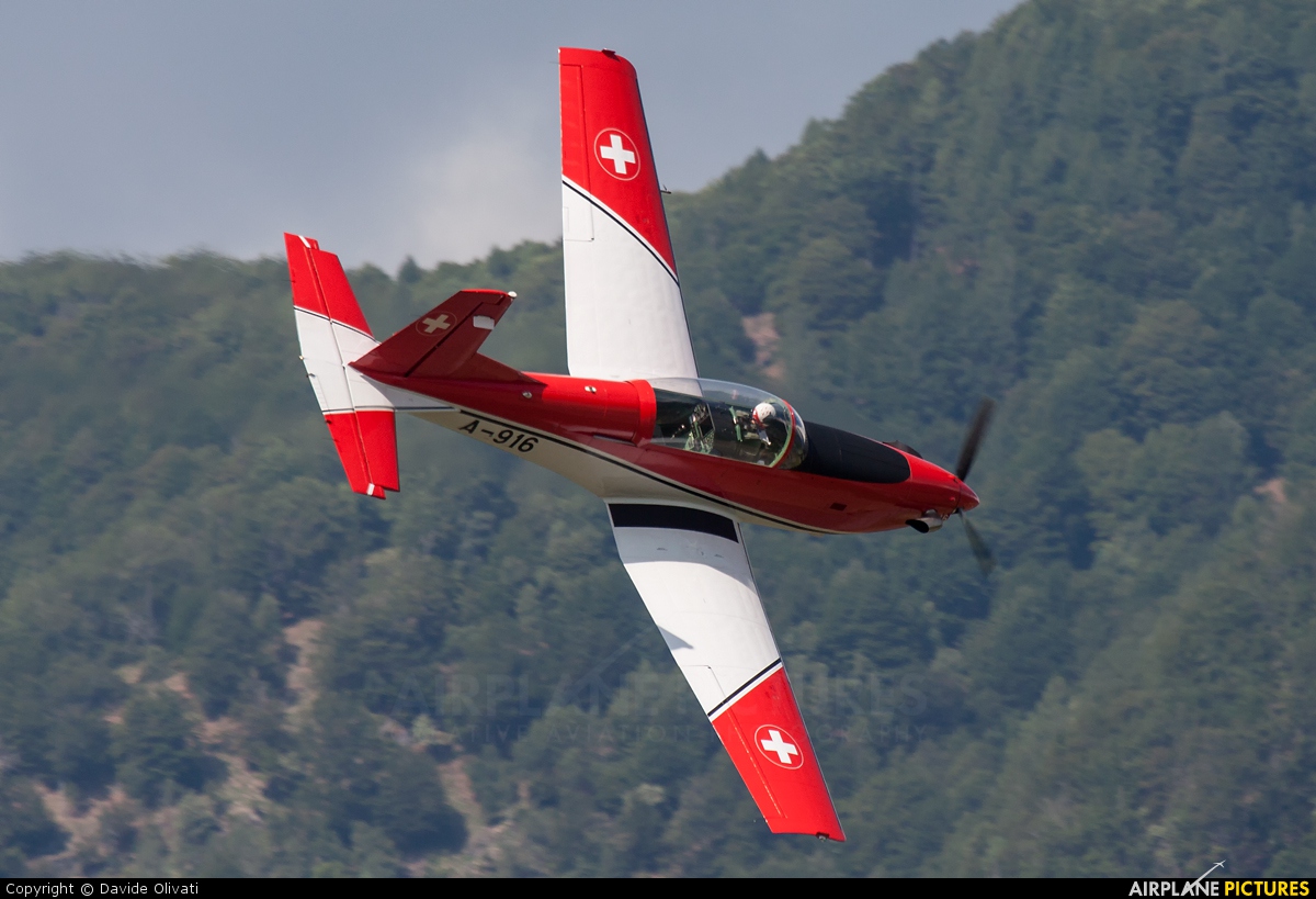 Switzerland - Air Force A-916 aircraft at Locarno