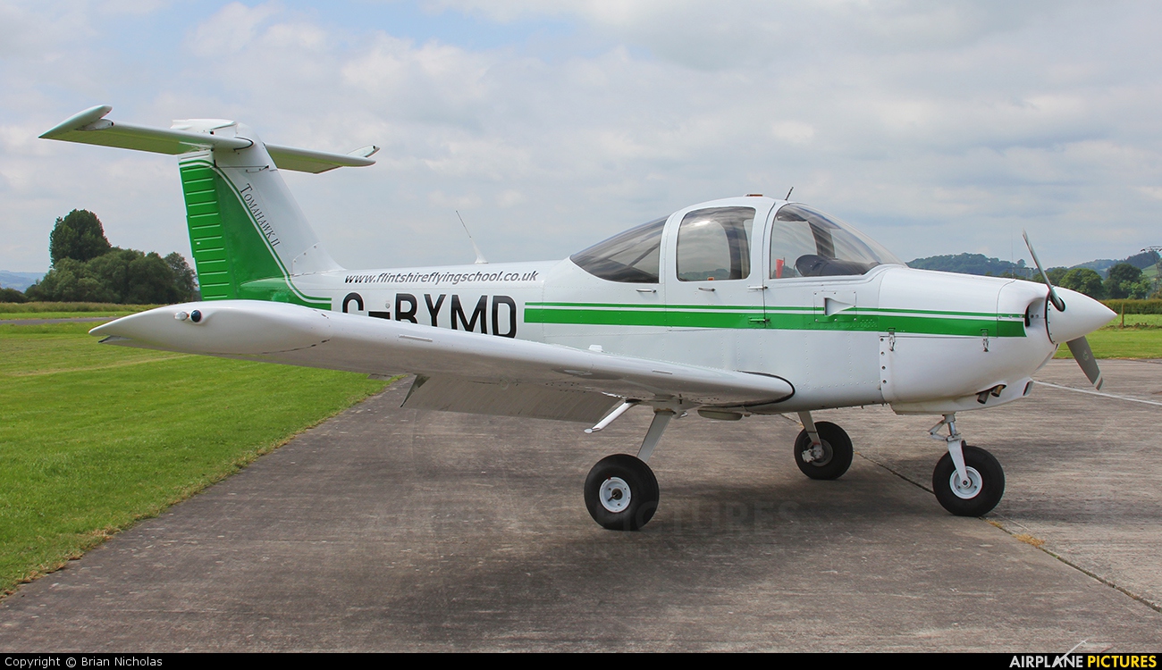 Private G-BYMD aircraft at Welshpool