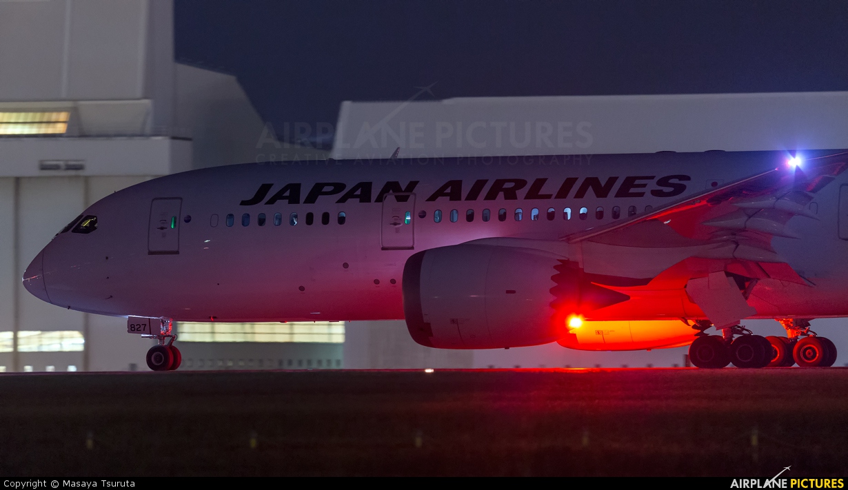 JAL - Japan Airlines JA827J aircraft at Tokyo - Narita Intl